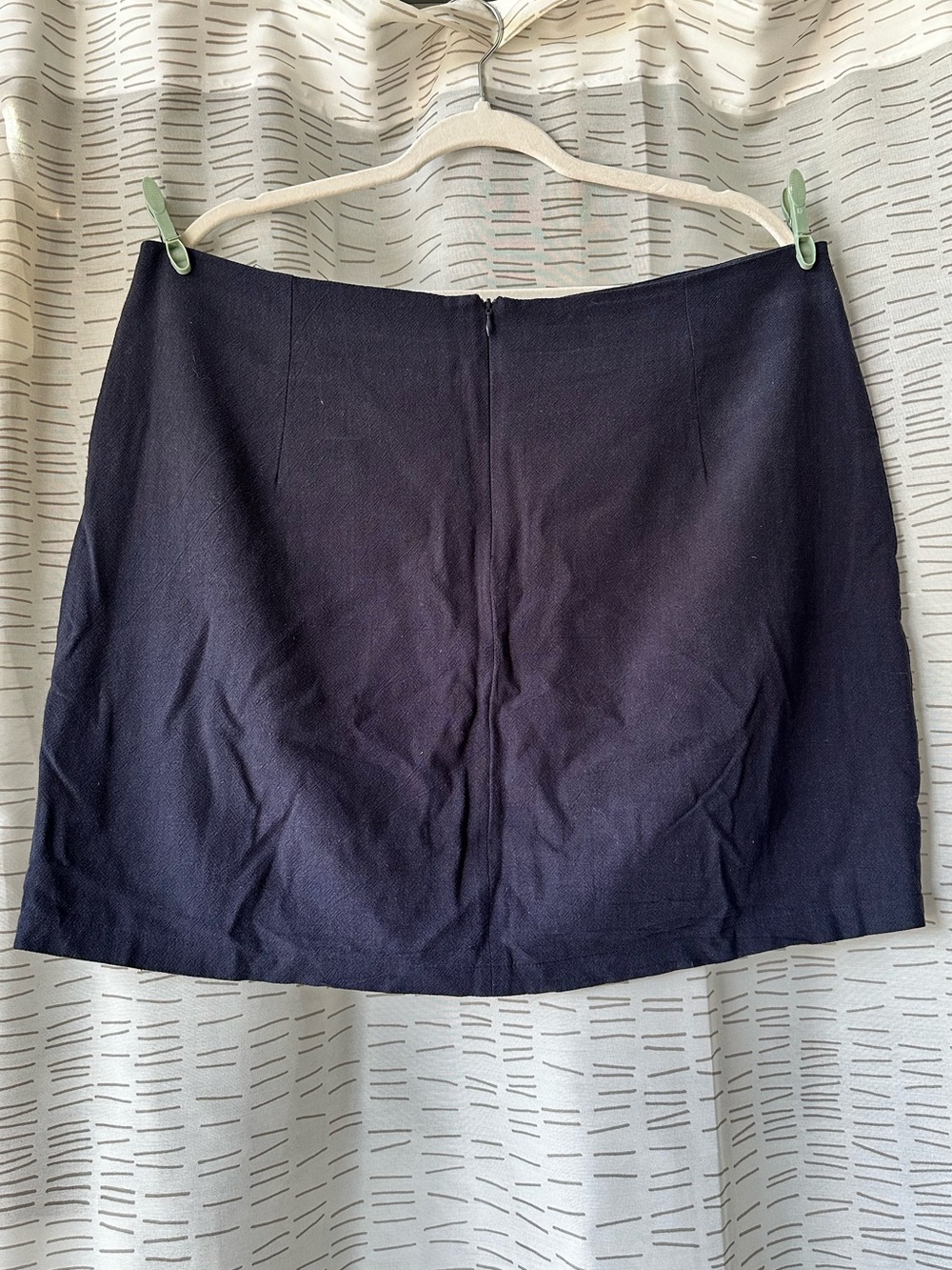 Umgee Navy Mini Skirt with Multicolor Floral Embroidery - Picture 9 of 9
